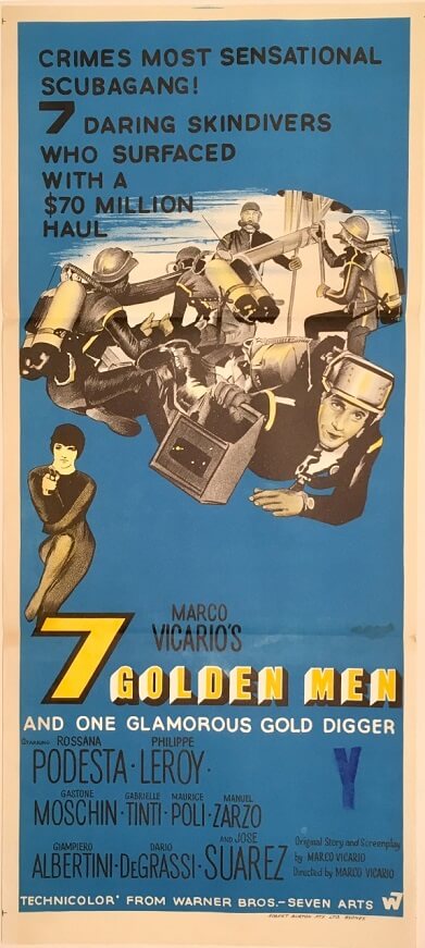 Seven Golden Men - Posters