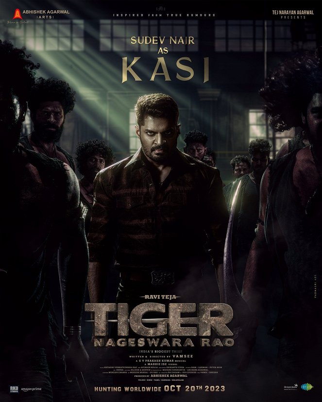 Tiger Nageswara Rao - Plakáty