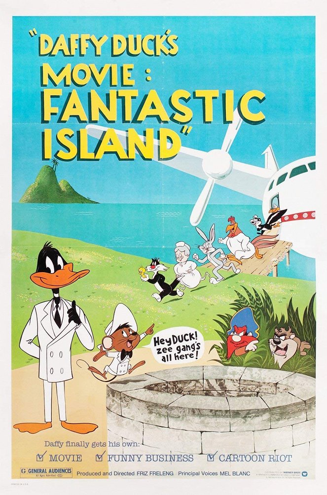 L'Île fantastique de Daffy Duck - Affiches