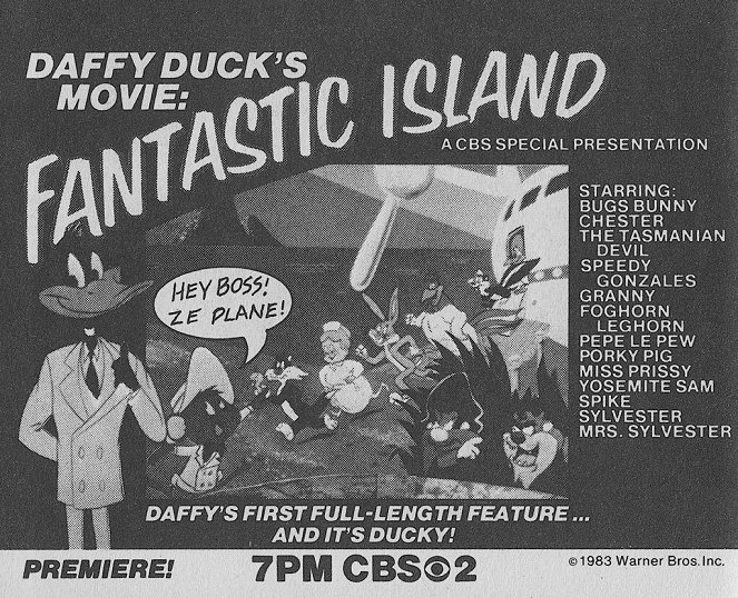 L'Île fantastique de Daffy Duck - Affiches