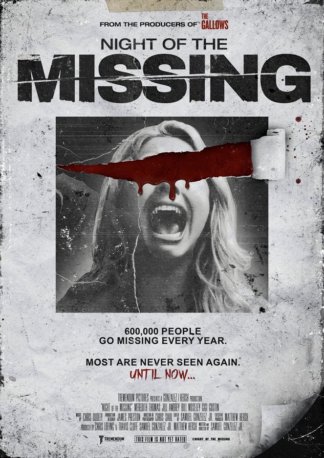 Night of the Missing - Plakate