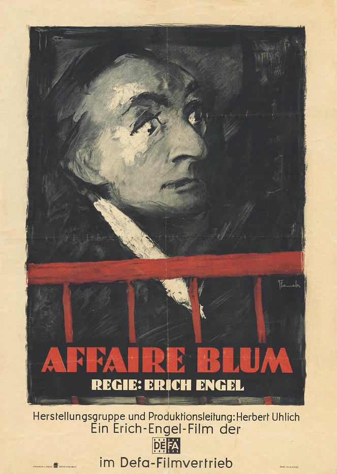 Affaire Blum - Plakate