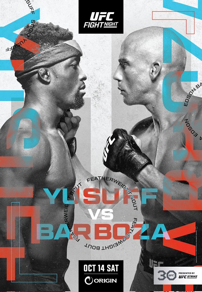 UFC Fight Night: Yusuff vs. Barboza - Plakaty