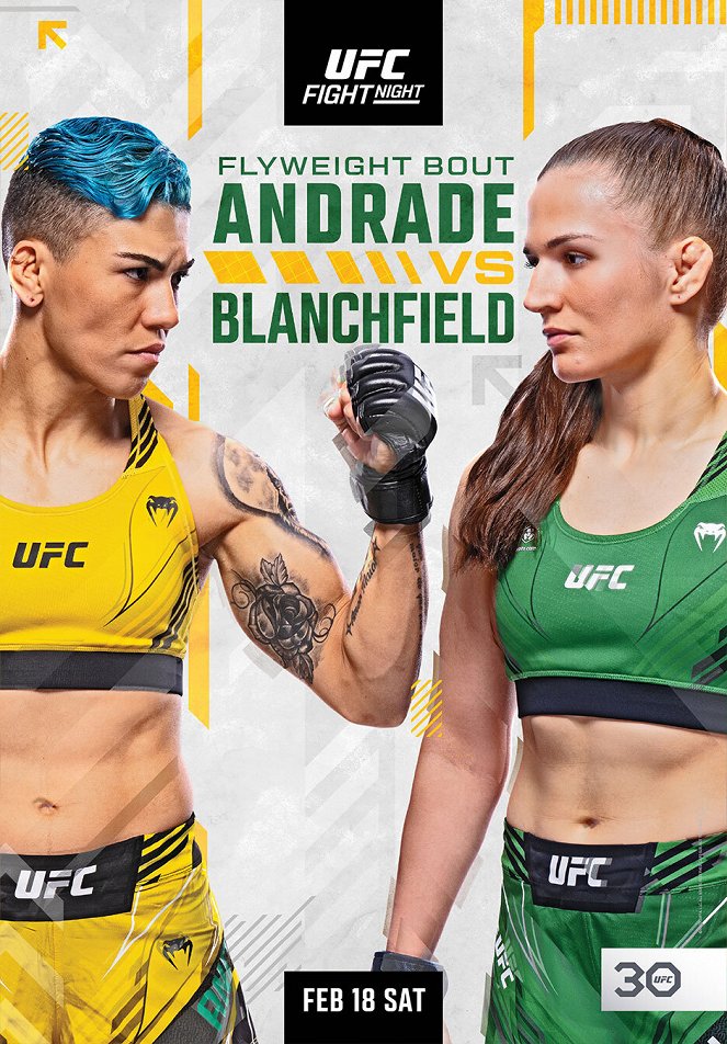 UFC Fight Night: Andrade vs. Blanchfield - Plakáty