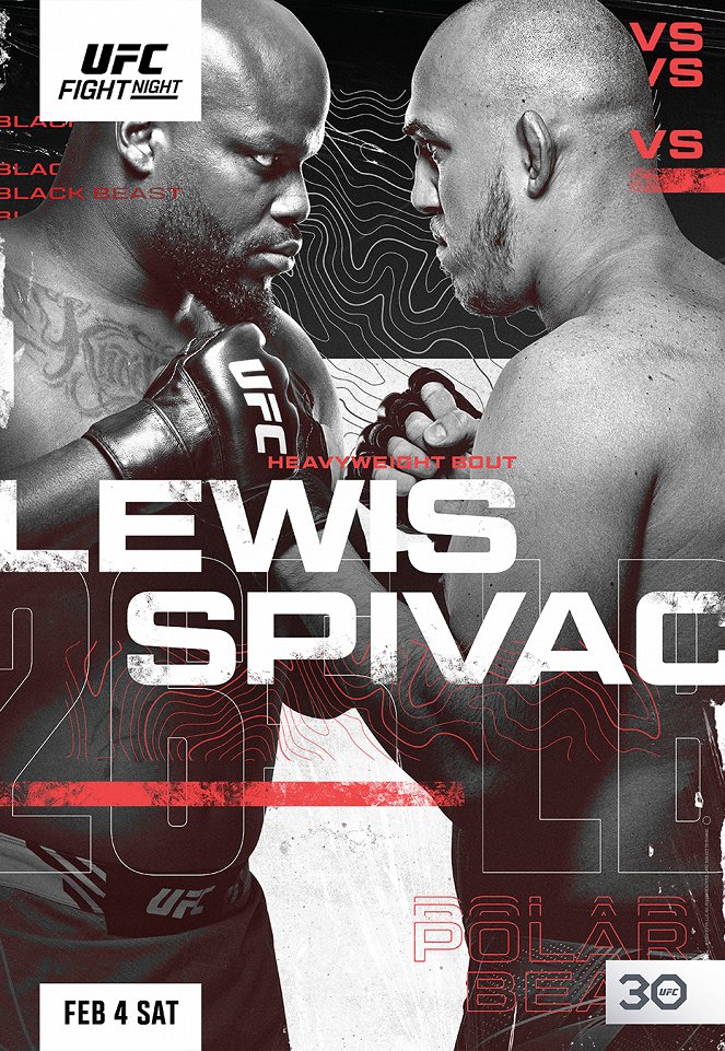 UFC Fight Night: Lewis vs. Spivak - Plakaty