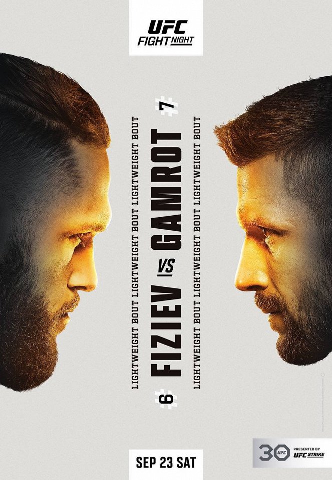 UFC Fight Night: Fiziev vs. Gamrot - Plakáty