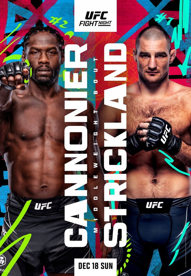 UFC Fight Night: Cannonier vs. Strickland - Plakáty