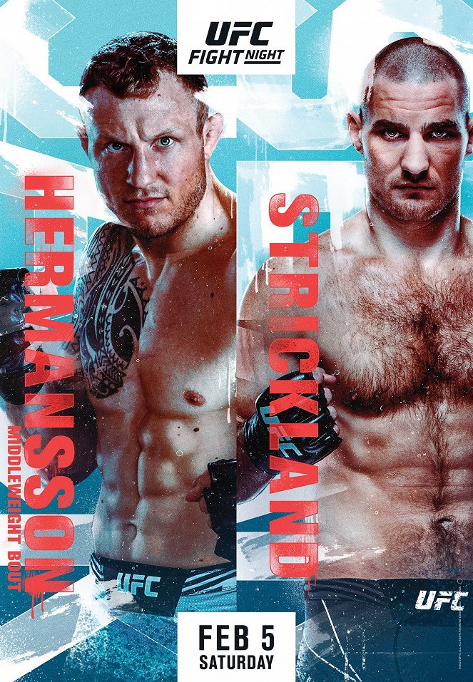 UFC Fight Night: Hermansson vs. Strickland - Plakáty