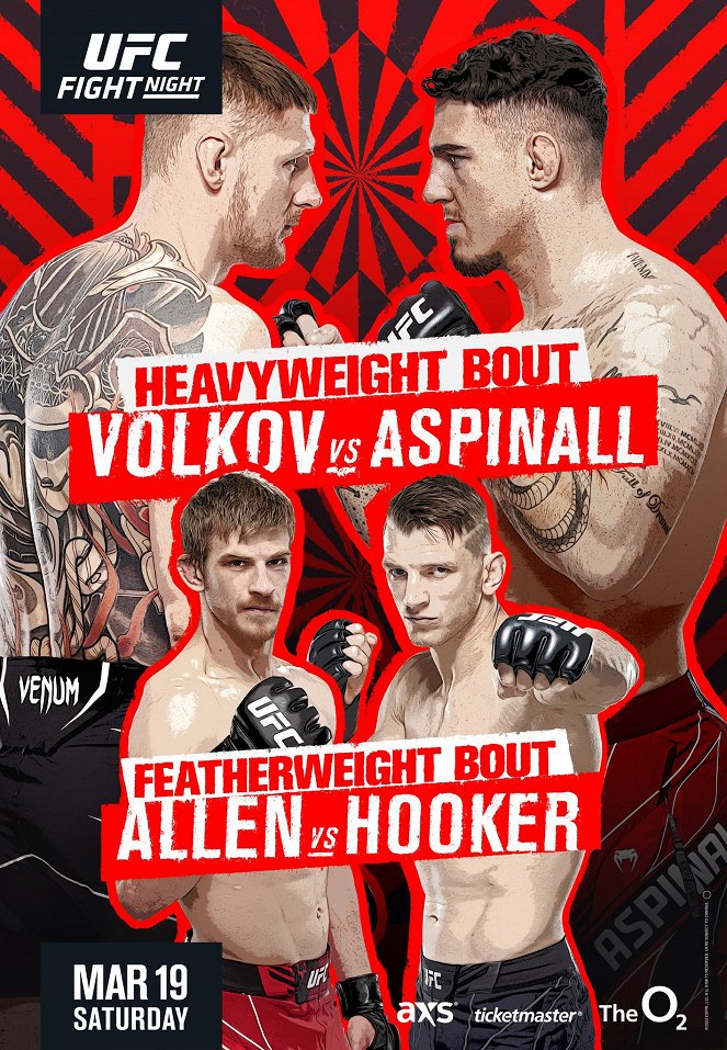 UFC Fight Night: Volkov vs. Aspinall - Plakate