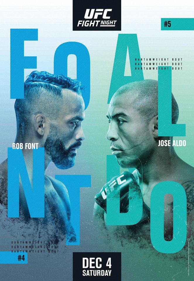 UFC on ESPN: Font vs. Aldo - Posters