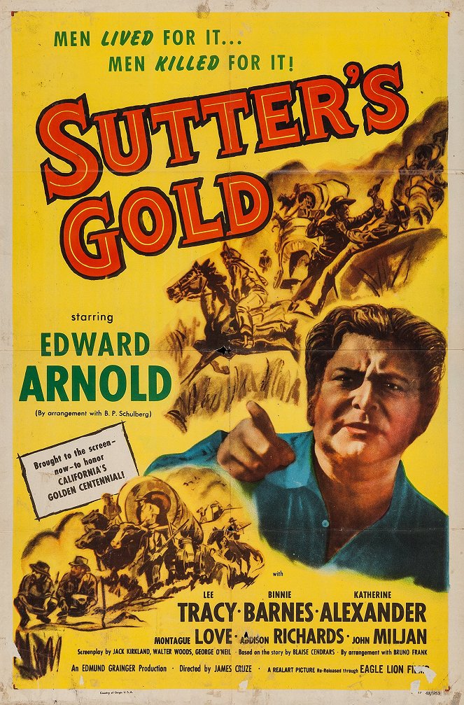 Sutter's Gold - Posters