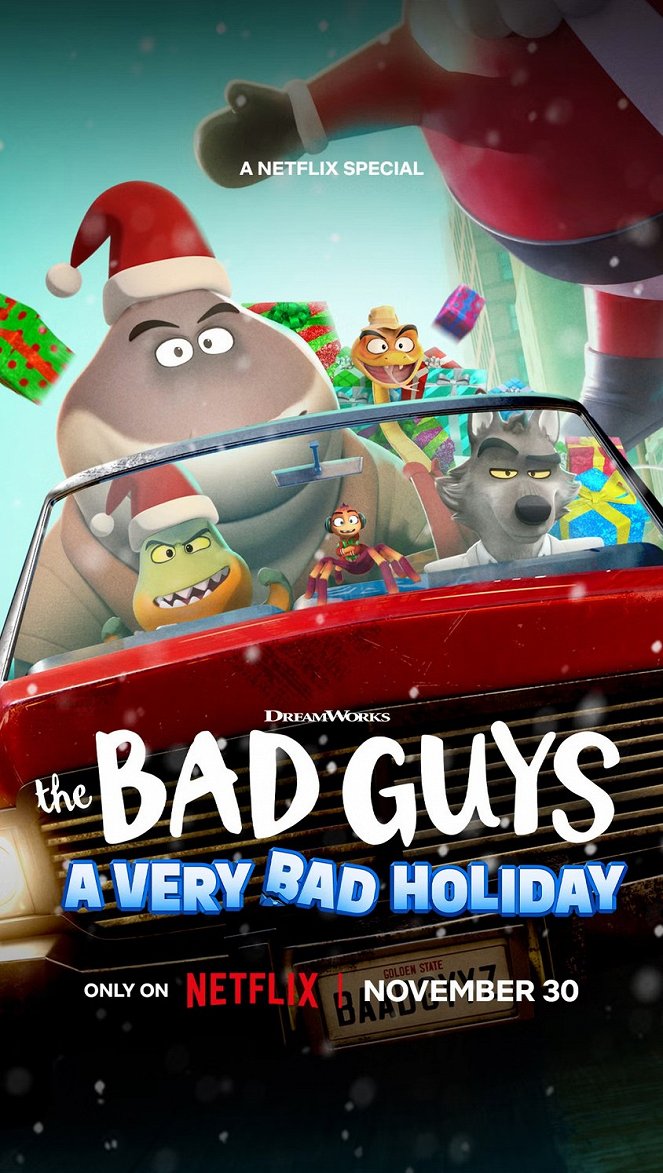 Los tipos malos: Una navidad muy mala - Carteles