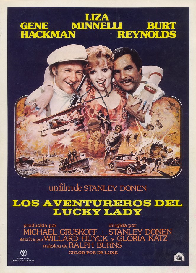 Los aventureros de Lucky Lady - Carteles