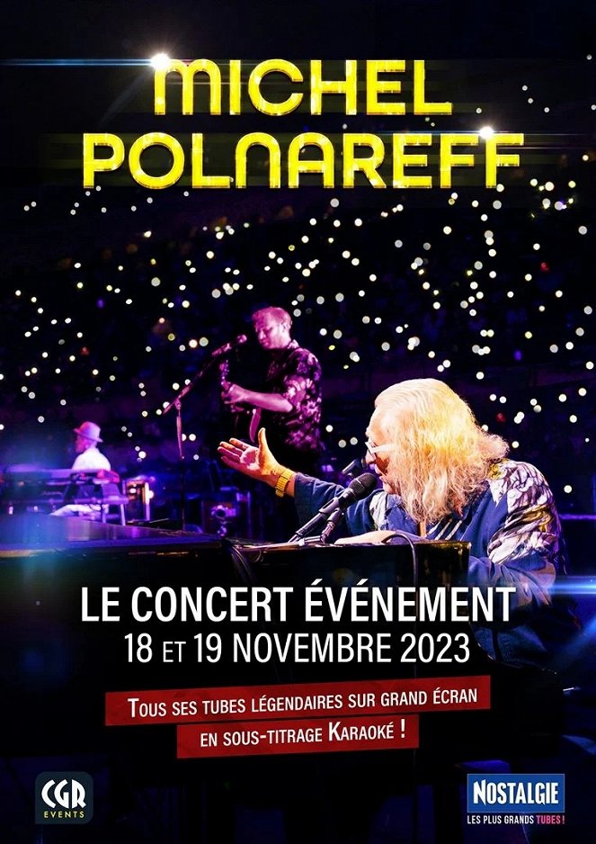 Michel Polnareff : Le concert iconique au cinéma - Affiches