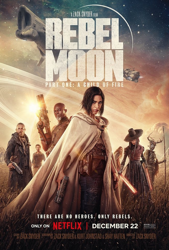 Rebel Moon: První část – Zrozená z ohně - Plakáty