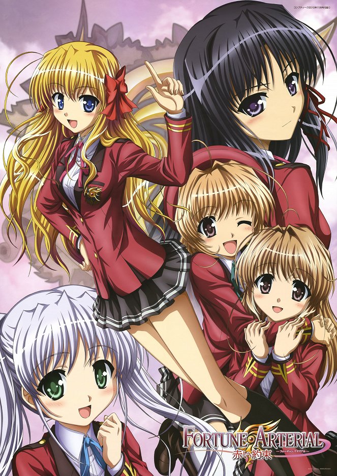 Fortune Arterial: Akai jakusoku - Cartazes