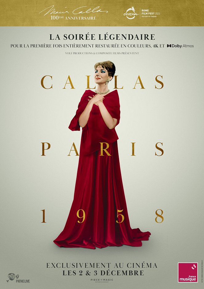 Callas - Paris, 1958 - Plakaty