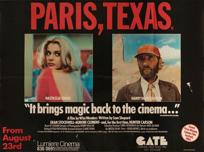 Paris, Texas - Posters