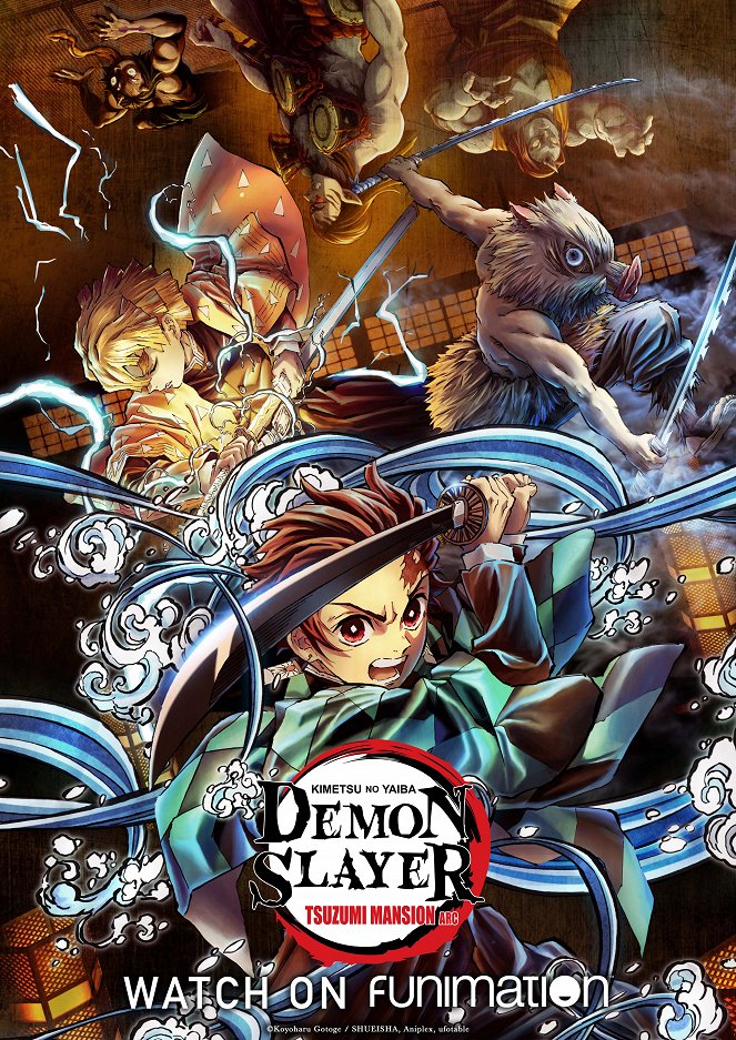 Demon Slayer: Kimetsu no Yaiba - Tsuzumi Mansion Arc - Posters