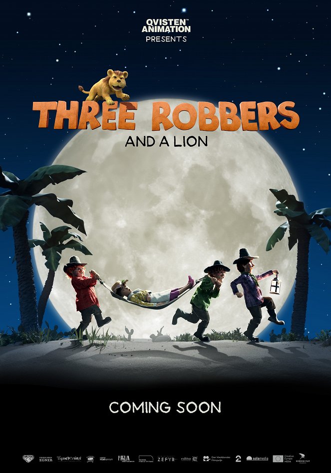 Three Robbers and a Lion - Posters