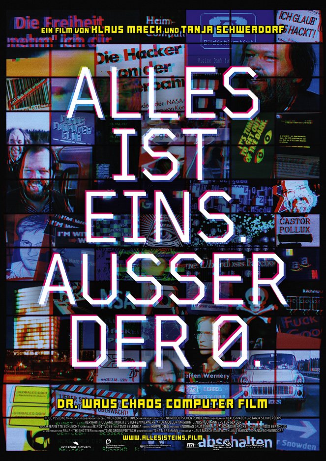 Alles ist eins. Ausser der 0. - Plakate