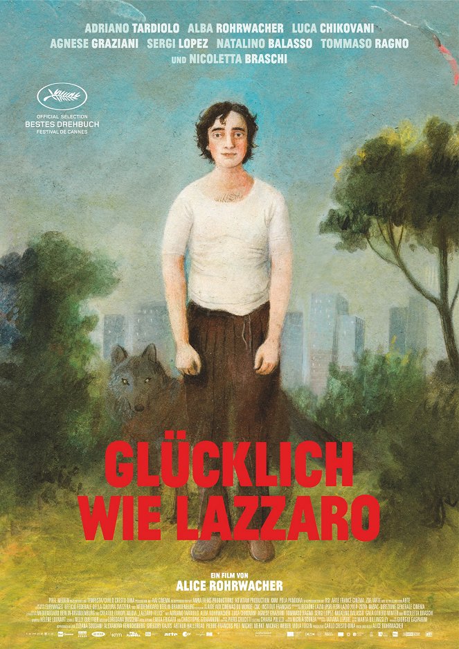 Szczęśliwy Lazzaro - Plakaty