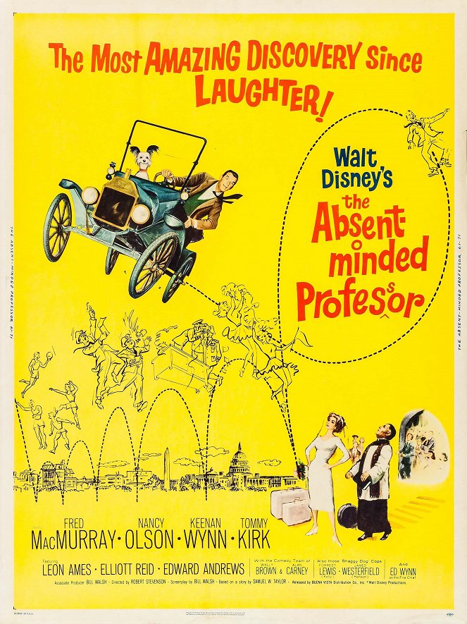 The Absent Minded Professor - Posters