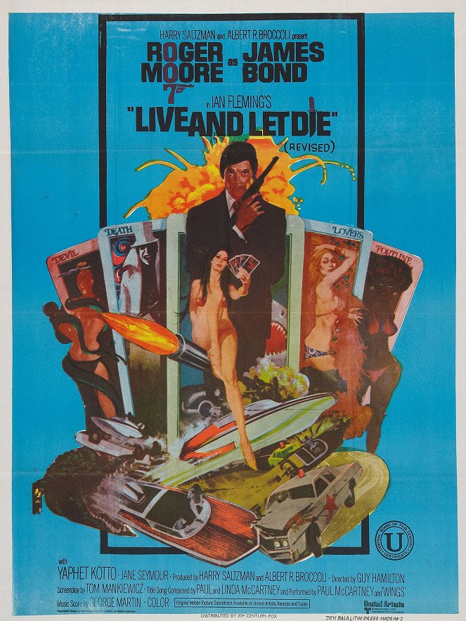 James Bond: Žiť a nechať zomrieť - Plagáty