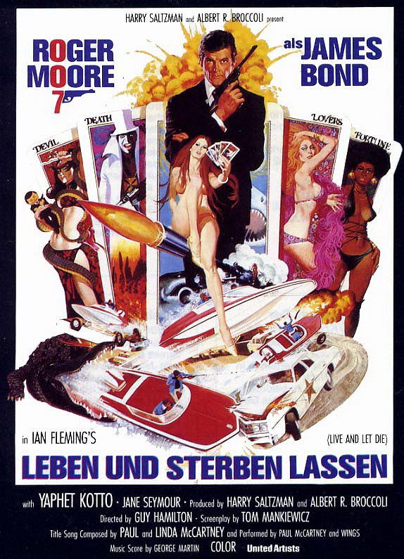 James Bond - Leben und sterben lassen - Plakate