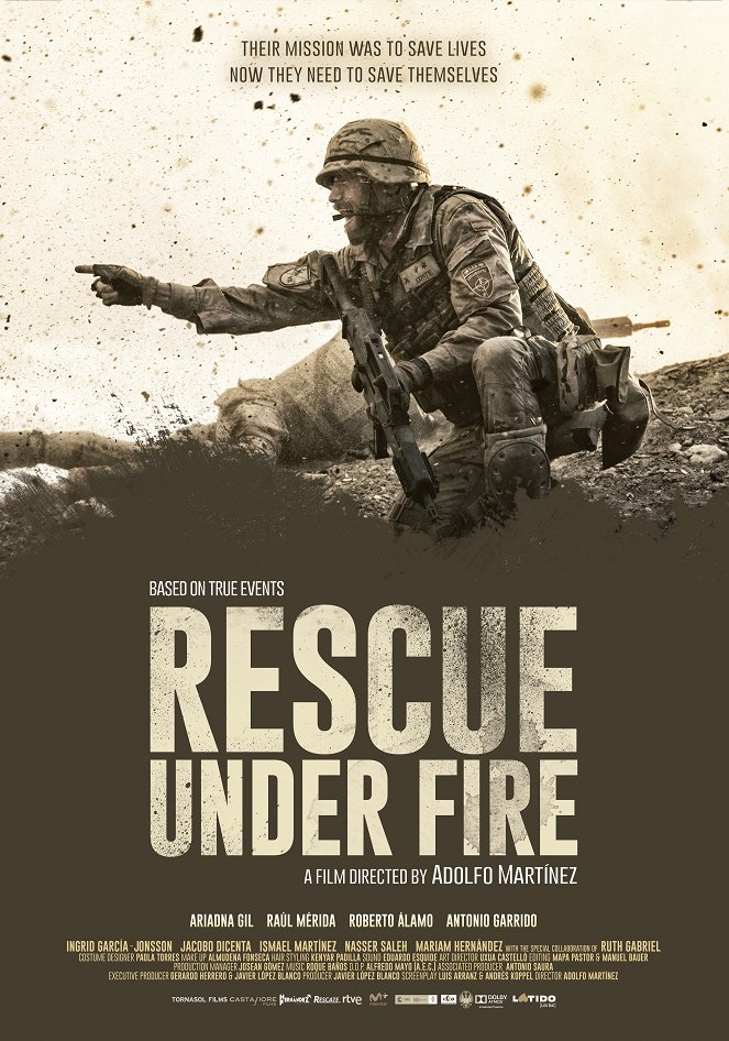 Rescue Under Fire - Affiches