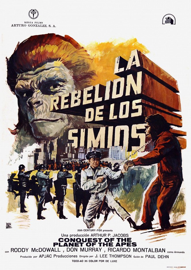 La rebelión de los simios - Carteles