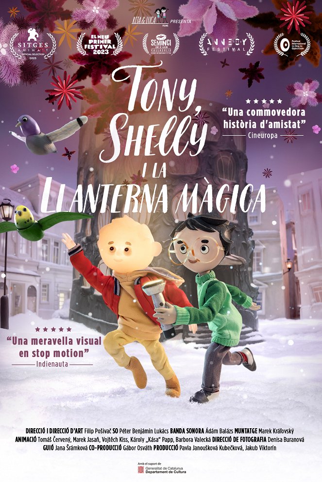 Tony, Shelly y la linterna mágica - Carteles