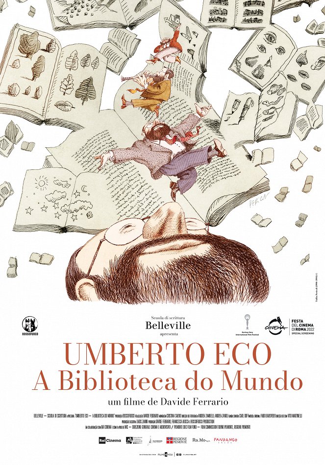 Umberto Eco - A Biblioteca do Mundo - Cartazes