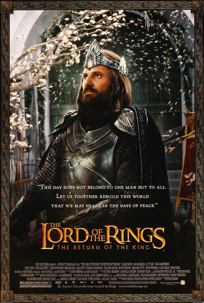 El señor de los Anillos: El Retorno del Rey - Carteles