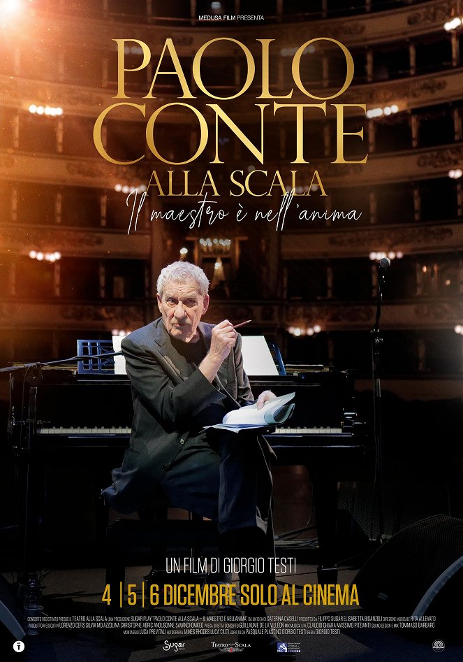 Paolo Conte alla Scala - Il Maestro è nell'anima - Plakáty