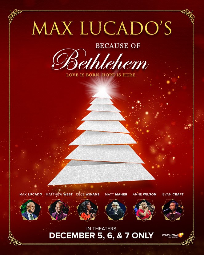 Max Lucado’s Because of Bethlehem - Posters