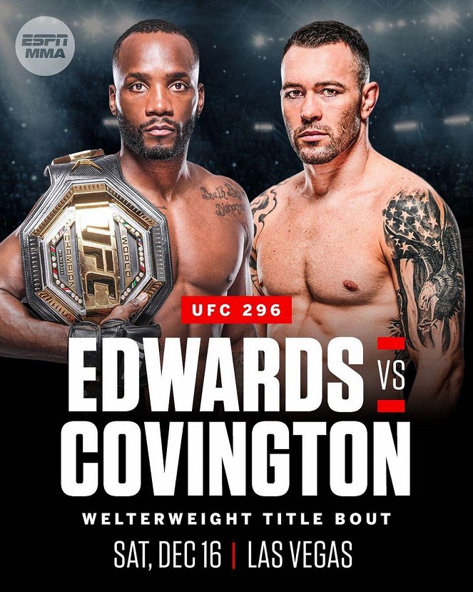 UFC 296: Edwards vs. Covington - Plakate