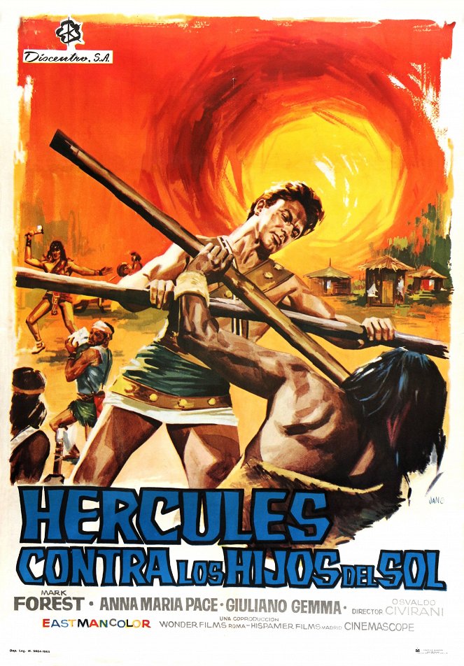 Hercule contre les fils du soleil - Affiches