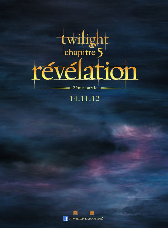 Twilight - Chapitre 5 : Révélation 2e partie - Affiches