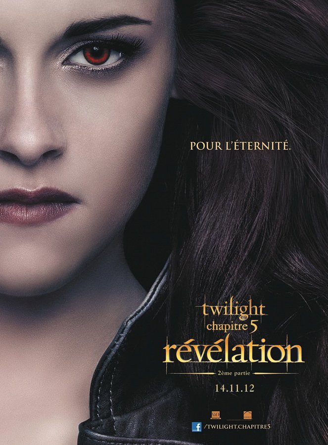 Twilight - Chapitre 5 : Révélation 2e partie - Affiches