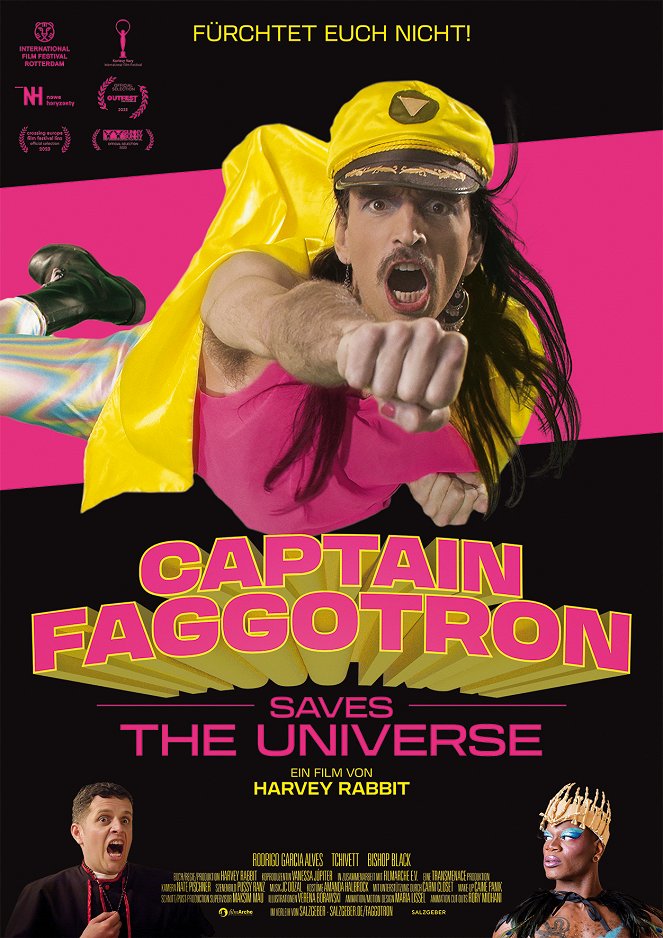 Captain Faggotron Saves the Universe - Posters
