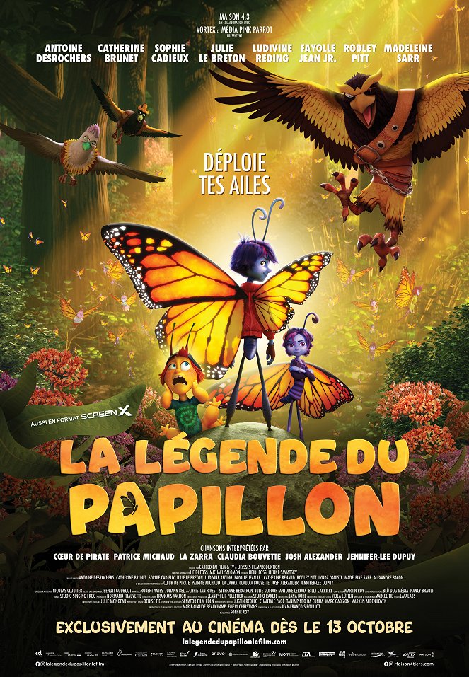 La Légende du papillon - Plakátok