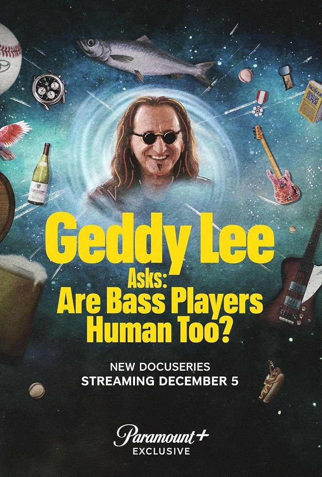 Geddy Lee Asks: Are Bass Players Human Too? - Plagáty