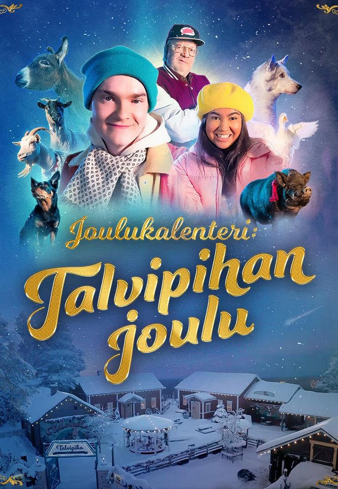 Joulukalenteri: Talvipihan joulu - Cartazes