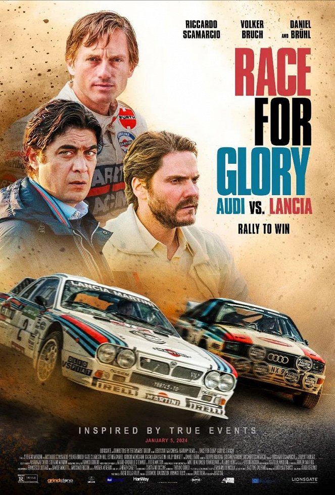 Race for Glory: Audi vs. Lancia - Carteles