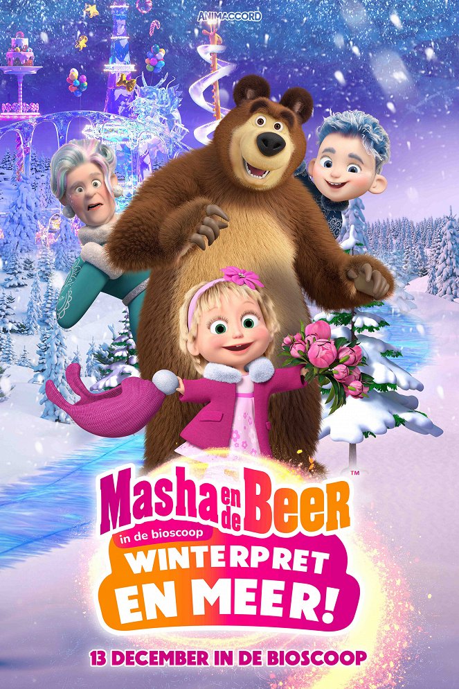 Masha en de Beer – Winterpret en meer! - Posters