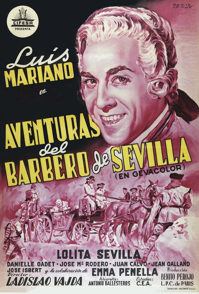 Aventuras del barbero de Sevilla - Plakate