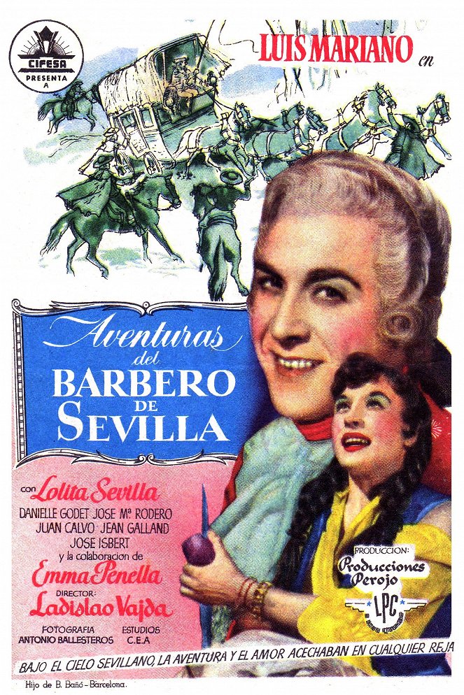 Aventuras del barbero de Sevilla - Plakate