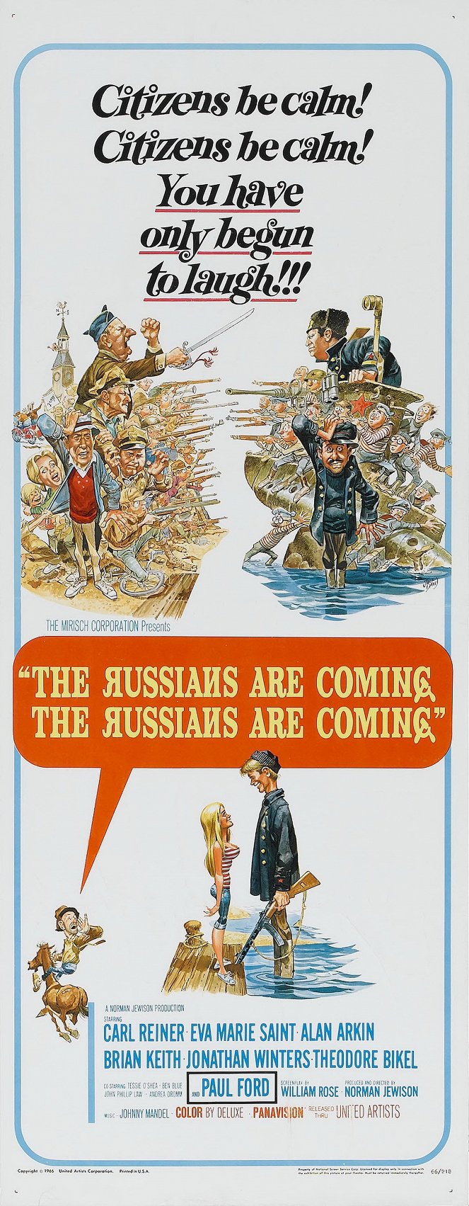 Venäläiset tulevat, venäläiset tulevat - Julisteet