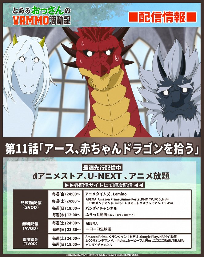 Toaru ossan no VRMMO kacudó ki - Earth, Akachan Dragon o Hirou - Plakáty